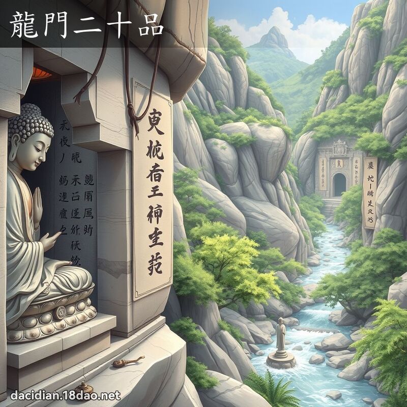 龍門二十品 - 國語大辭典配圖