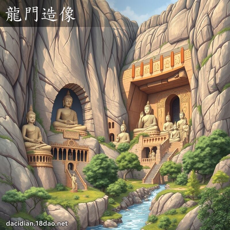 龍門造像 - 國語大辭典配圖