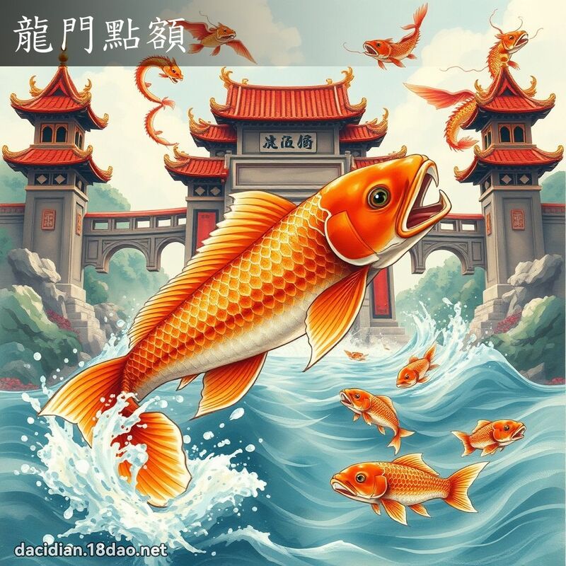 龍門點額 - 國語大辭典配圖