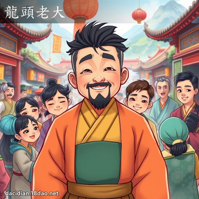 龍頭老大 - 國語大辭典配圖