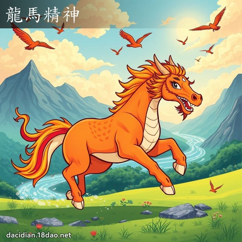 龙马精神 - 国语大辞典配图