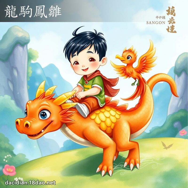 龍駒鳳雛 - 國語大辭典配圖