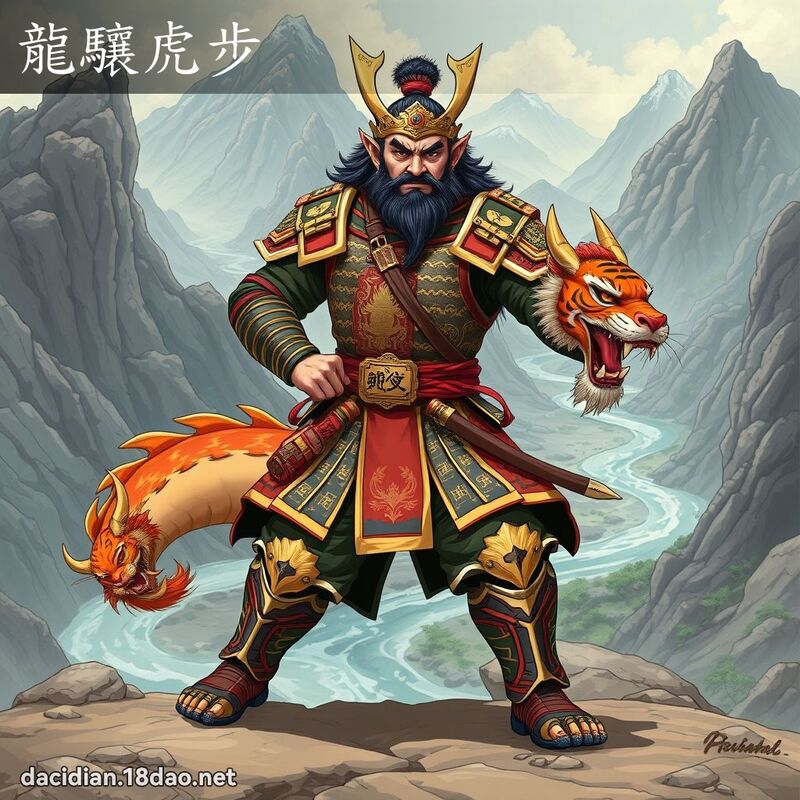 龍驤虎步 - 國語大辭典配圖