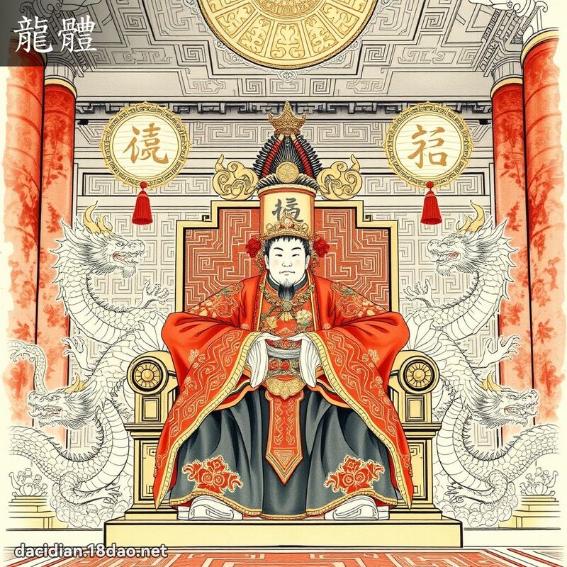 龍體 - 國語大辭典配圖