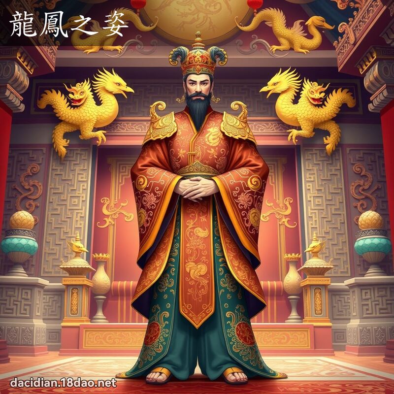 龍鳳之姿 - 國語大辭典配圖