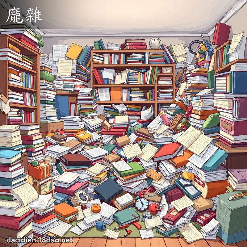 庞杂 - 国语大辞典配图