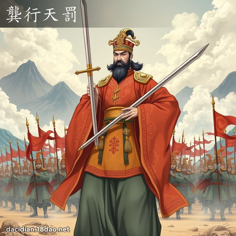 龔行天罰 - 國語大辭典配圖
