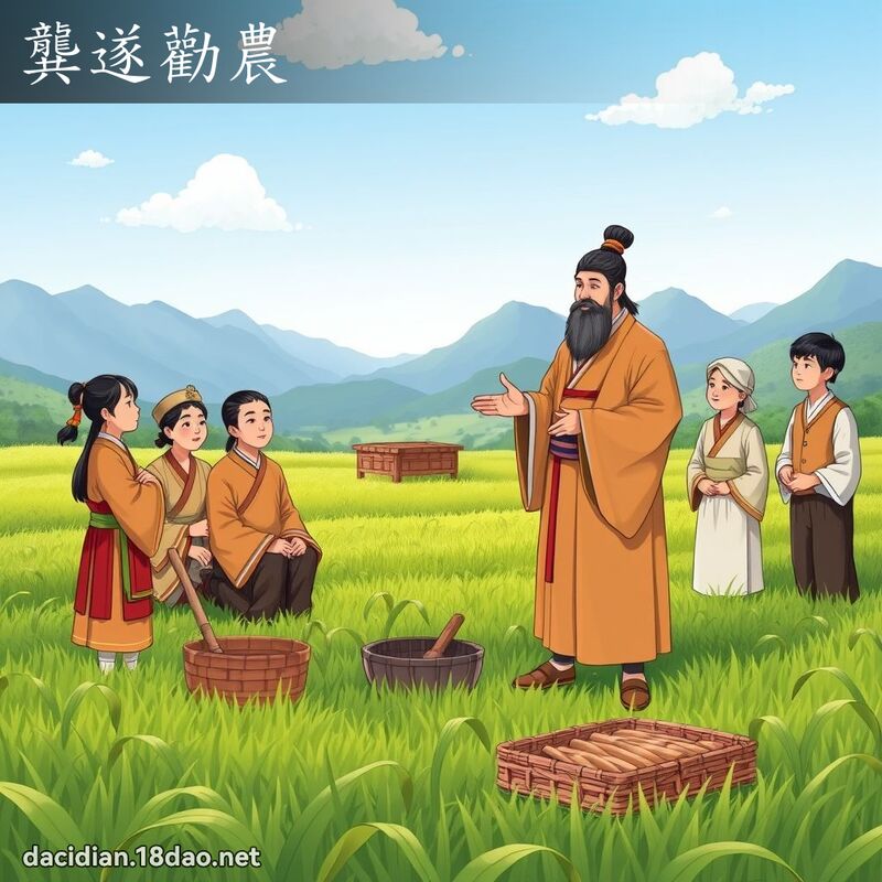 龔遂勸農 - 國語大辭典配圖