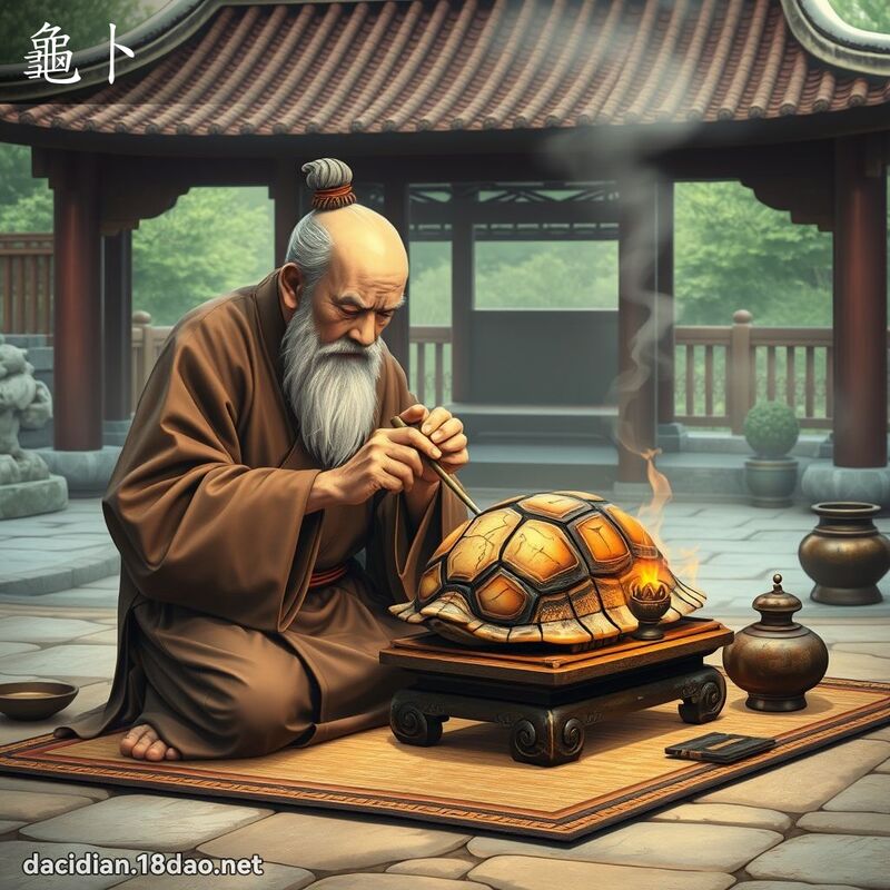 龜卜 - 國語大辭典配圖