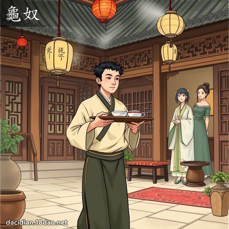 龜奴 - 國語大辭典配圖