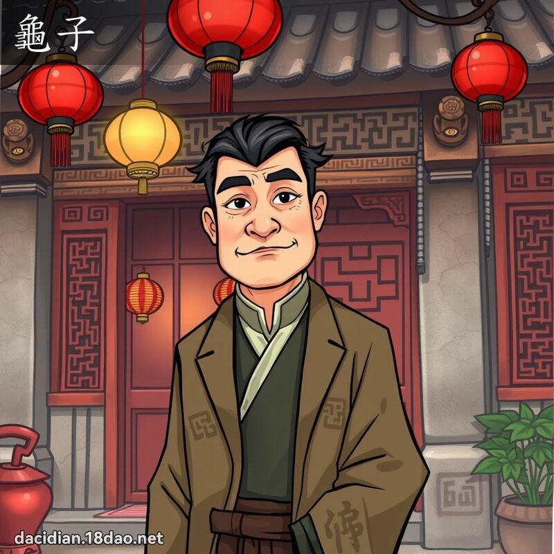 龟子 - 国语大辞典配图