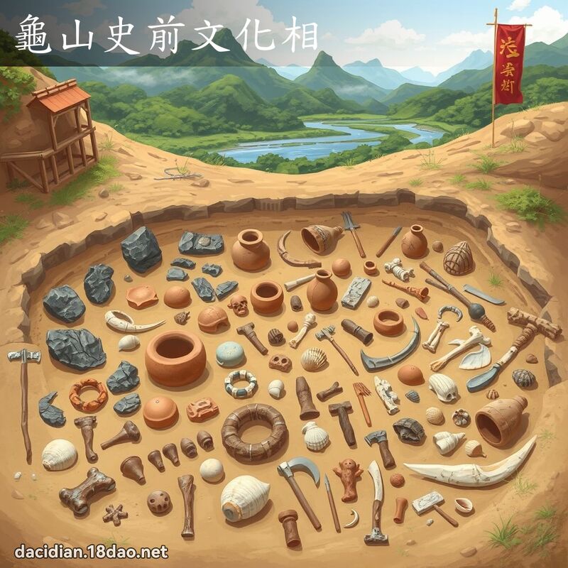 龟山史前文化相 - 国语大辞典配图