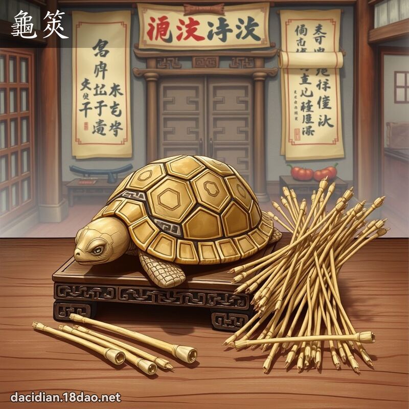 龜筴 - 國語大辭典配圖