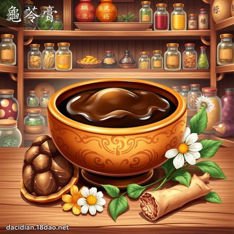 龜苓膏 - 國語大辭典配圖