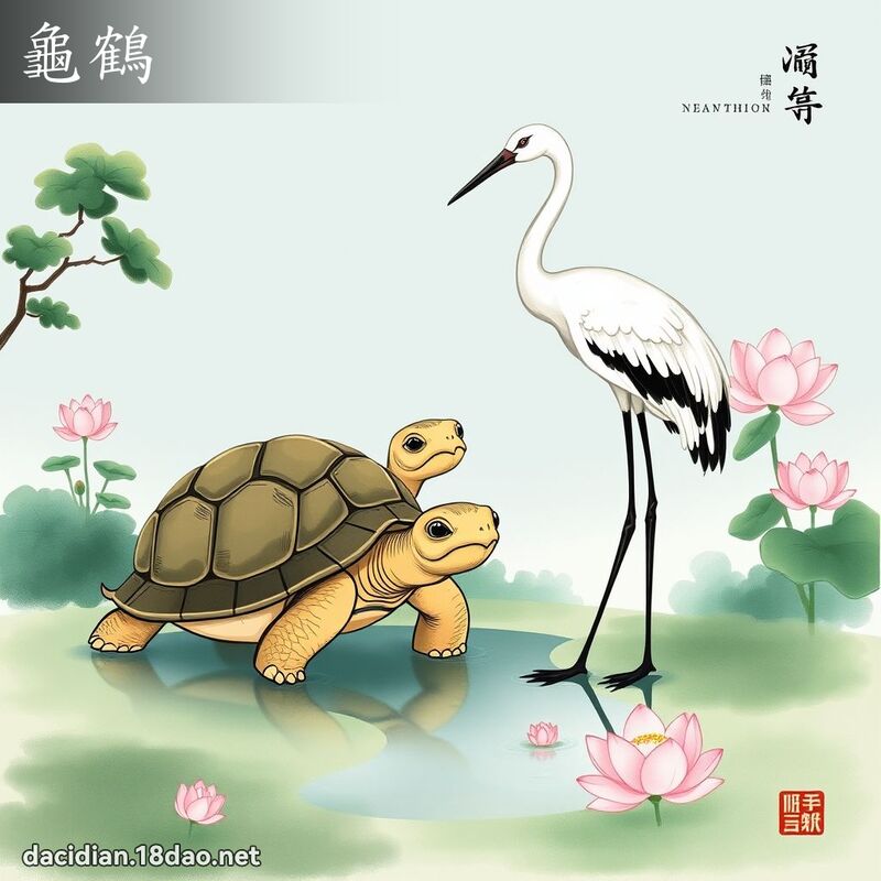 龟鹤 - 国语大辞典配图