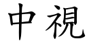 中視 (楷體矢量字庫)