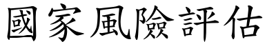 國家風險評估 (楷體矢量字庫)