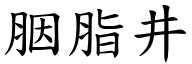 胭脂井 (楷體矢量字庫)