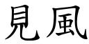 见风 (楷体矢量字库)