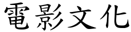 电影文化 (楷体矢量字库)