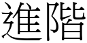 進階 (宋體矢量字庫)